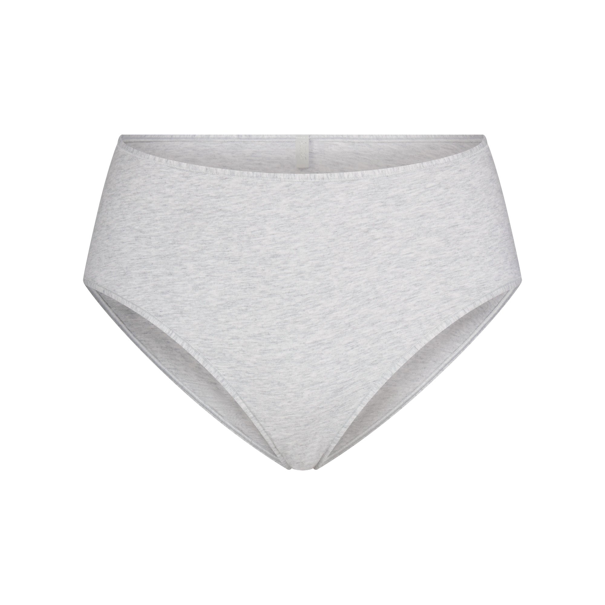 EVERYDAY COTTON BRIEF | LIGHT HEATHER GREY FLAT ON A WHITE BACKGROUND | FLT