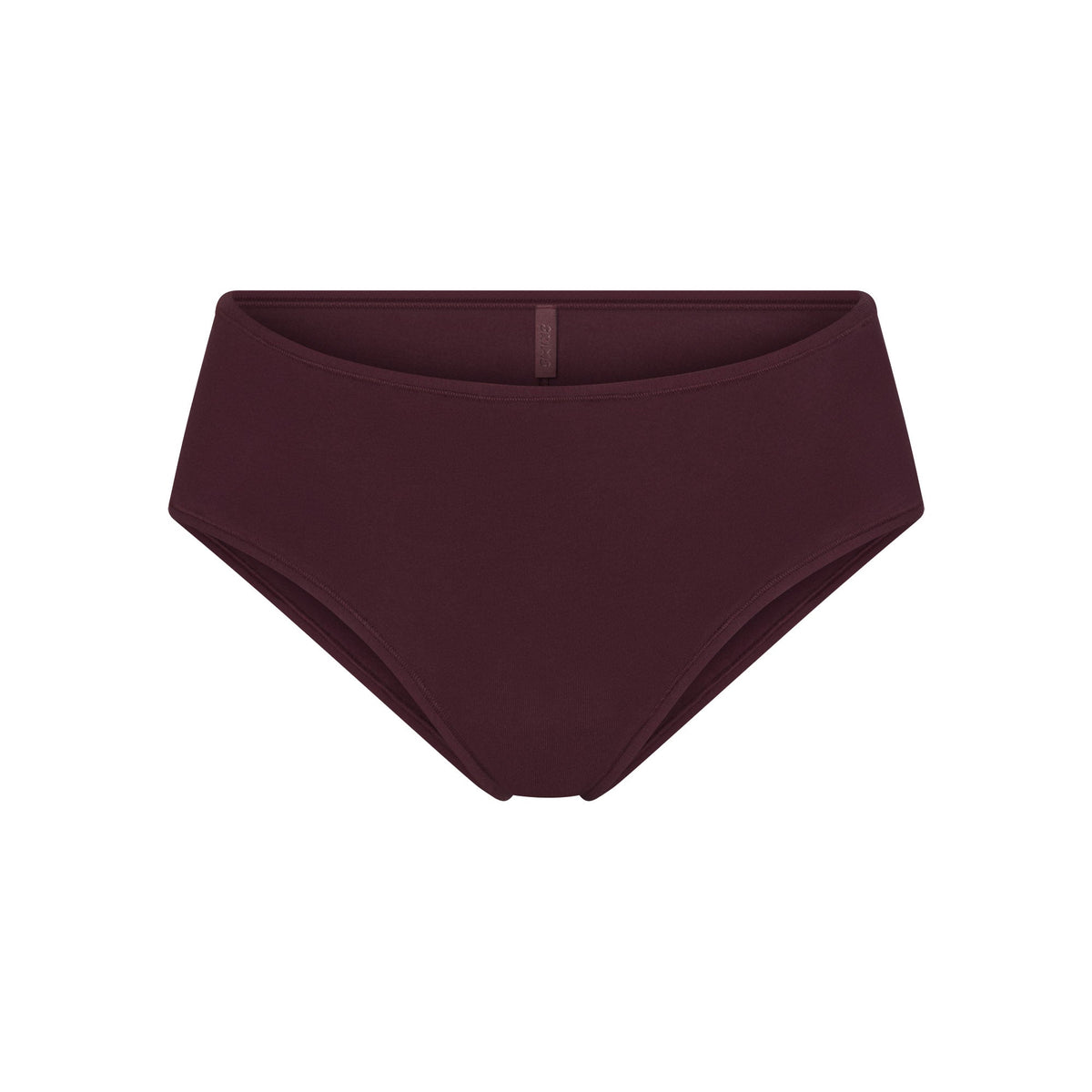 EVERYDAY COTTON HIPSTER | CURRANT FLAT ON A WHITE BACKGROUND | FLT