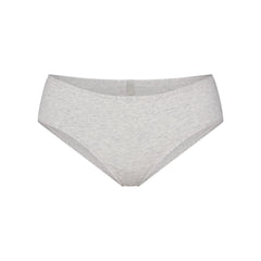 EVERYDAY COTTON HIPSTER | LIGHT HEATHER GREY FLAT ON A WHITE BACKGROUND | FLT