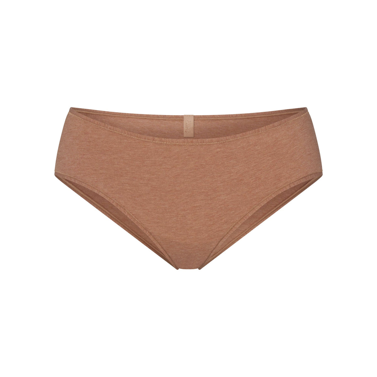 EVERYDAY COTTON HIPSTER | SIENNA HEATHER FLAT ON A WHITE BACKGROUND | FLT