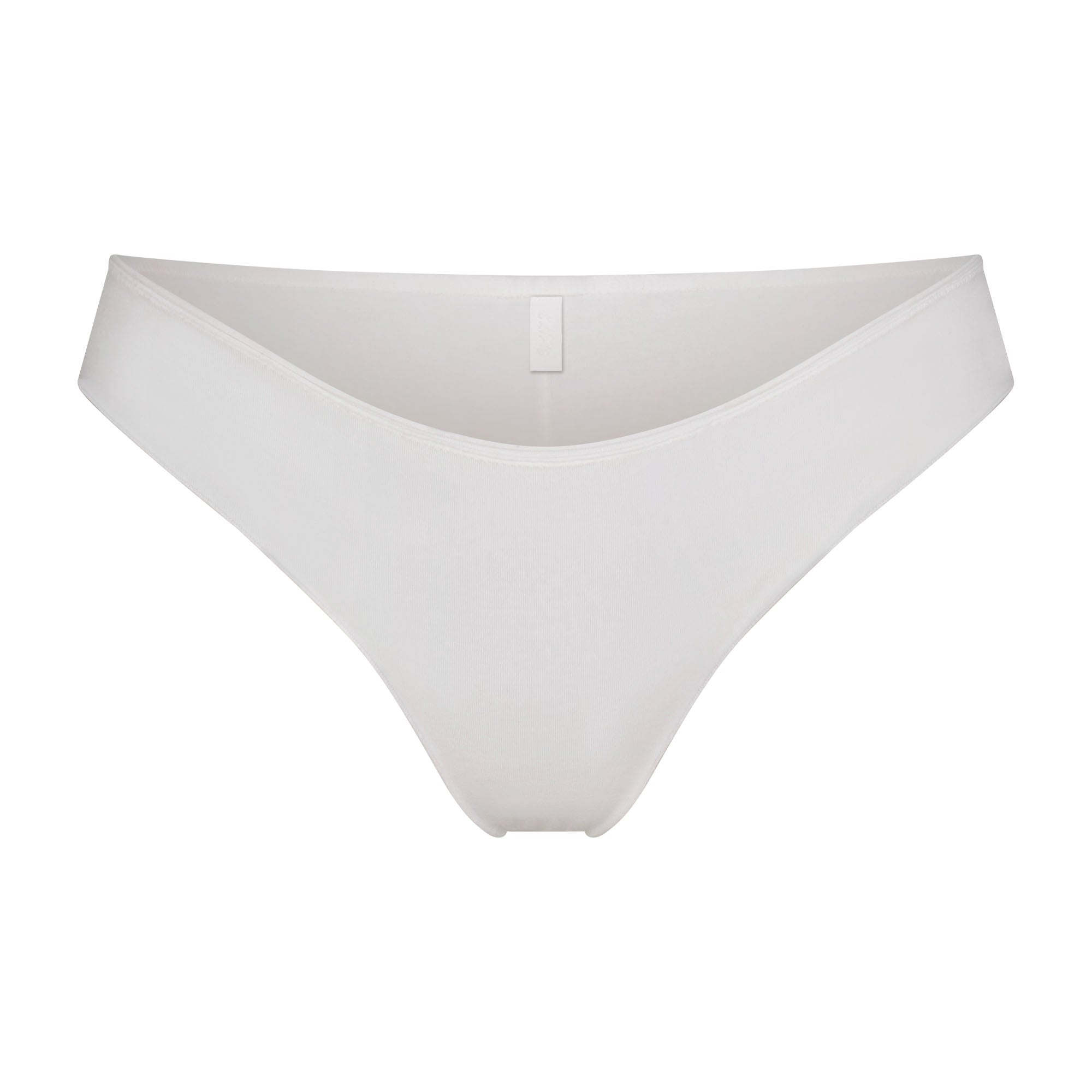 RAW EDGE COTTON MICRO HIPSTER | SNOW FLAT ON A WHITE BACKGROUND | FLT
