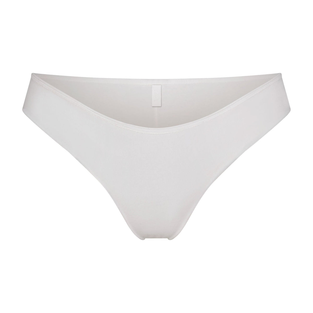RAW EDGE COTTON MICRO HIPSTER | SNOW FLAT ON A WHITE BACKGROUND | FLT