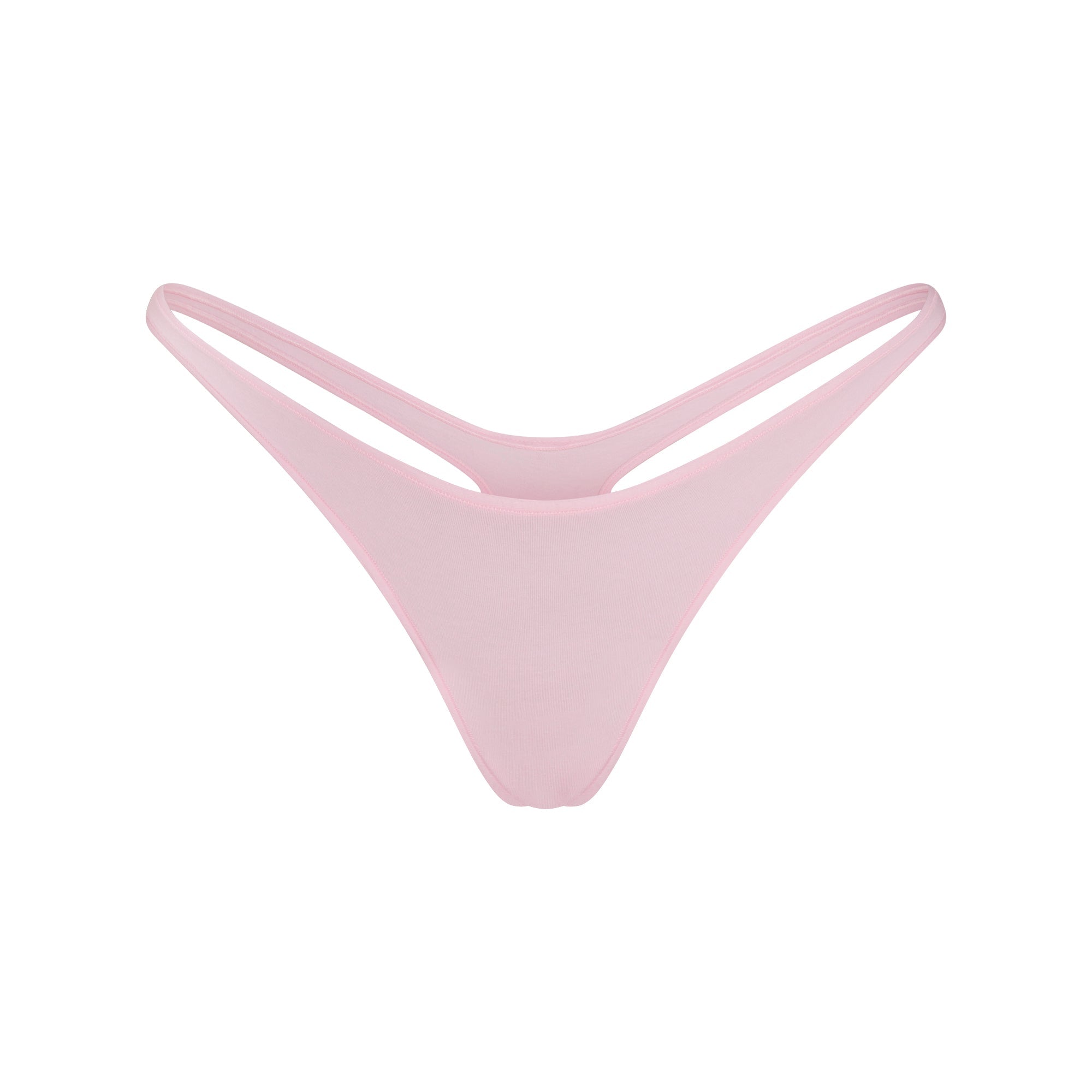 EVERYDAY COTTON THONG | PEONY FLAT ON A WHITE BACKGROUND | FLT