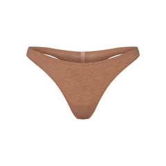 EVERYDAY COTTON THONG | SIENNA HEATHER FLAT ON A WHITE BACKGROUND | FLT