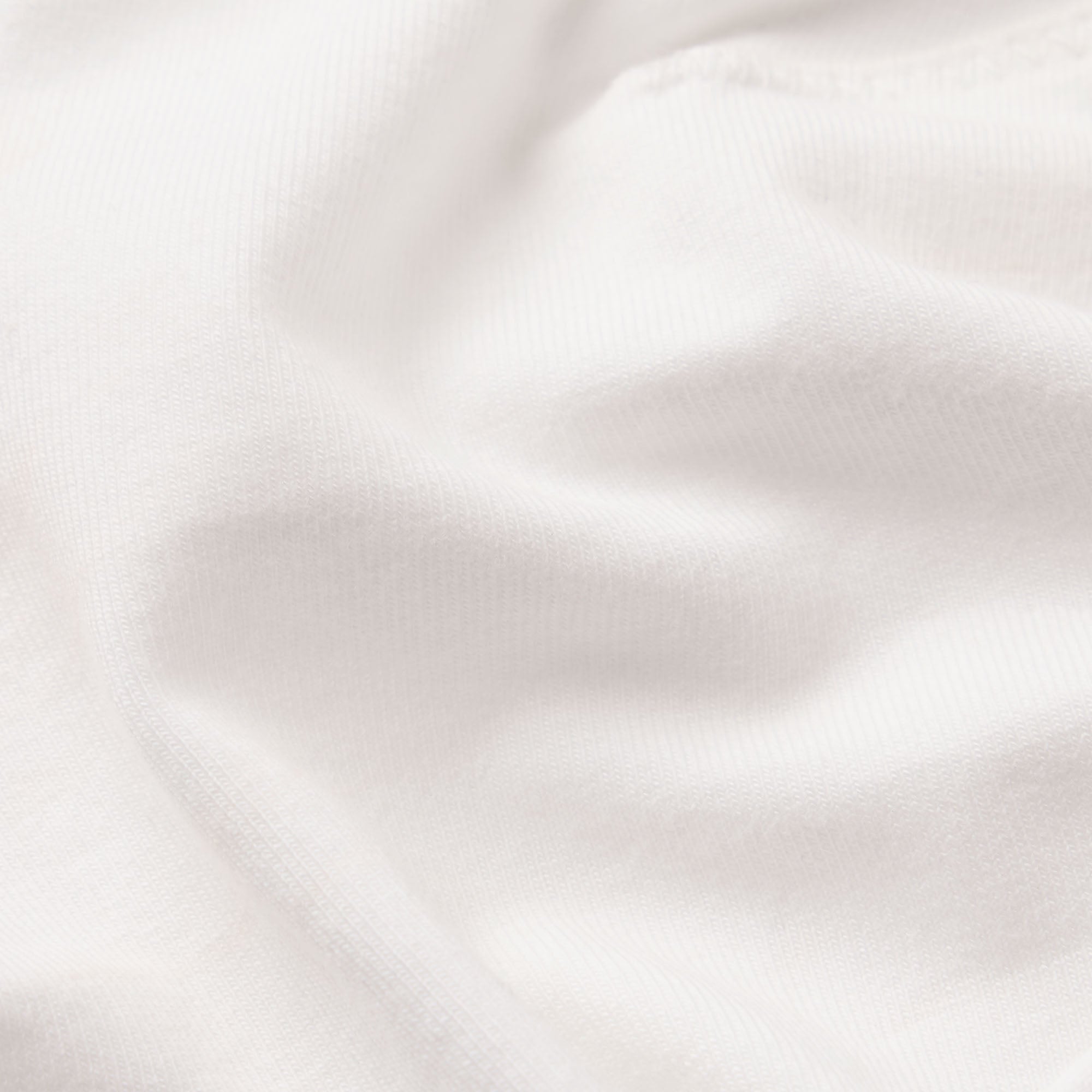 RAW EDGE COTTON MICRO SCOOP BRALETTE | SNOW ADDITIONAL FABRIC DETAILS