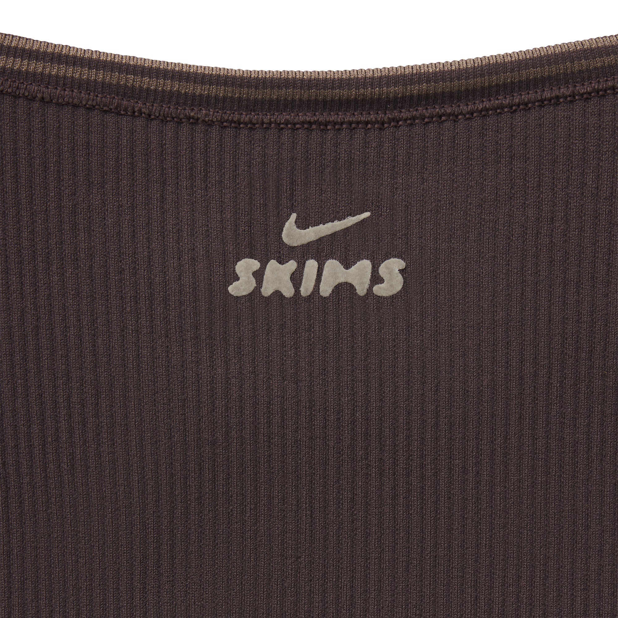 NikeSKIMS RIBBED SEAMLESS CAMI | PHOENIX & LAYS FLAT ON A WHITE BACKGROUND | FLT
