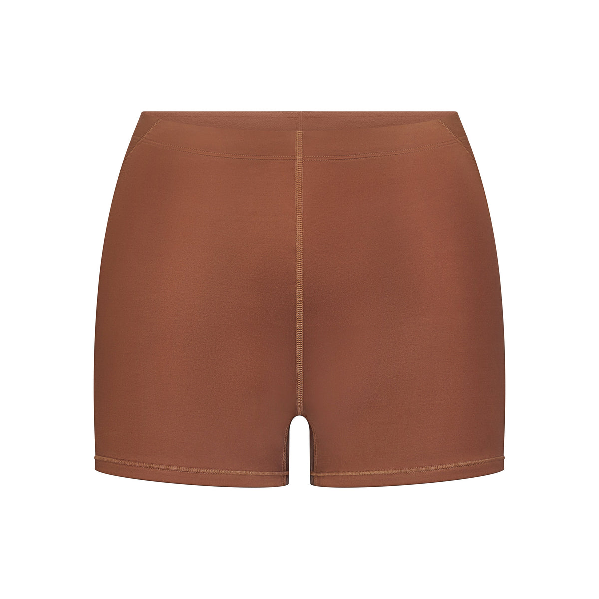 NikeSKIMS SATIN SHINE DRAWCORD 2" SHORT | CAROB BROWN