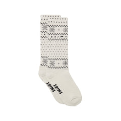 COZY LITE SOCK | MARBLE HEART FAIR ISLE FLAT ON A WHITE BACKGROUND | FLT