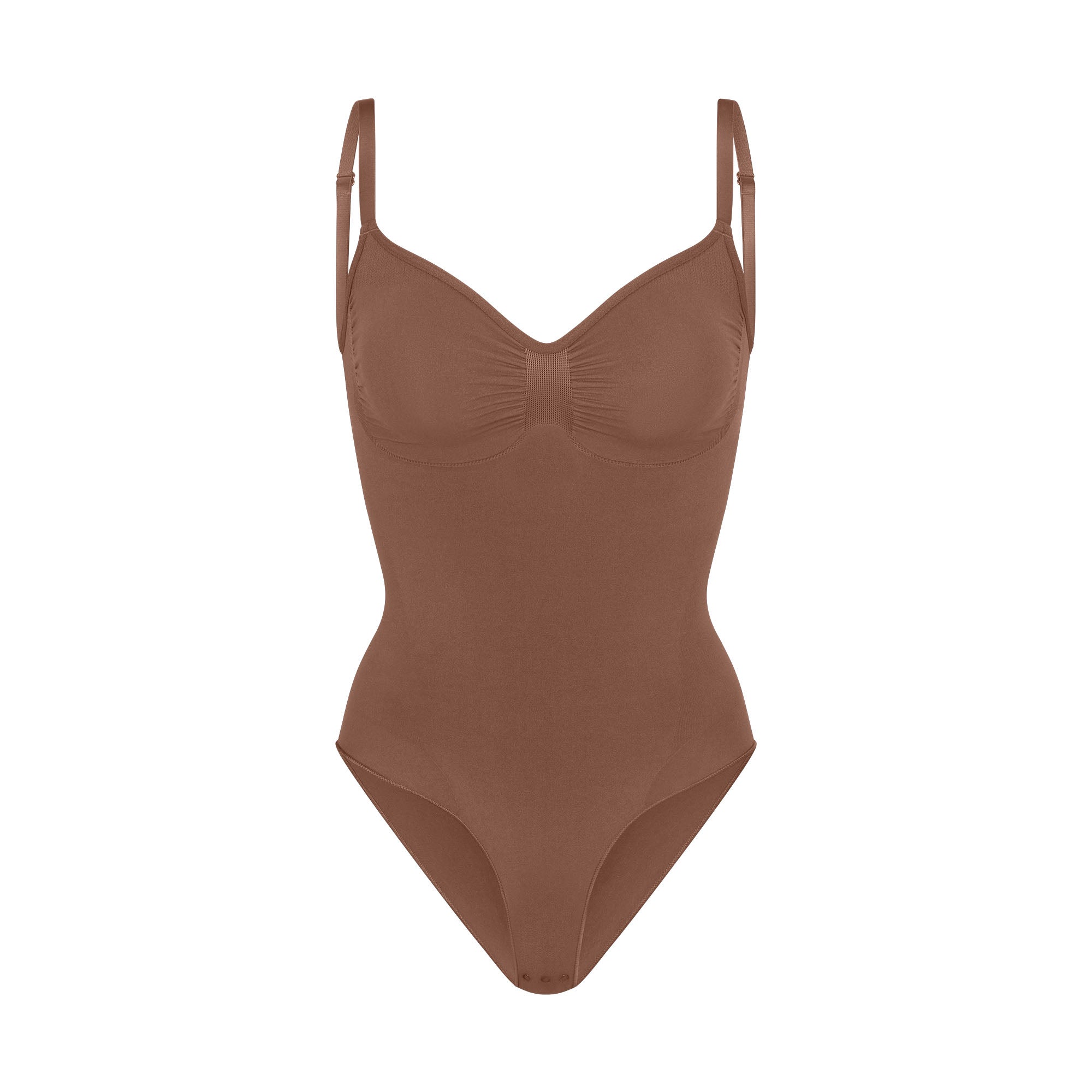 SEAMLESS SCULPT BRIEF BODYSUIT | JASPER (SHAPEWEAR BODYSUITS) LAYS FLAT ON A WHITE BACKGROUND | FLT