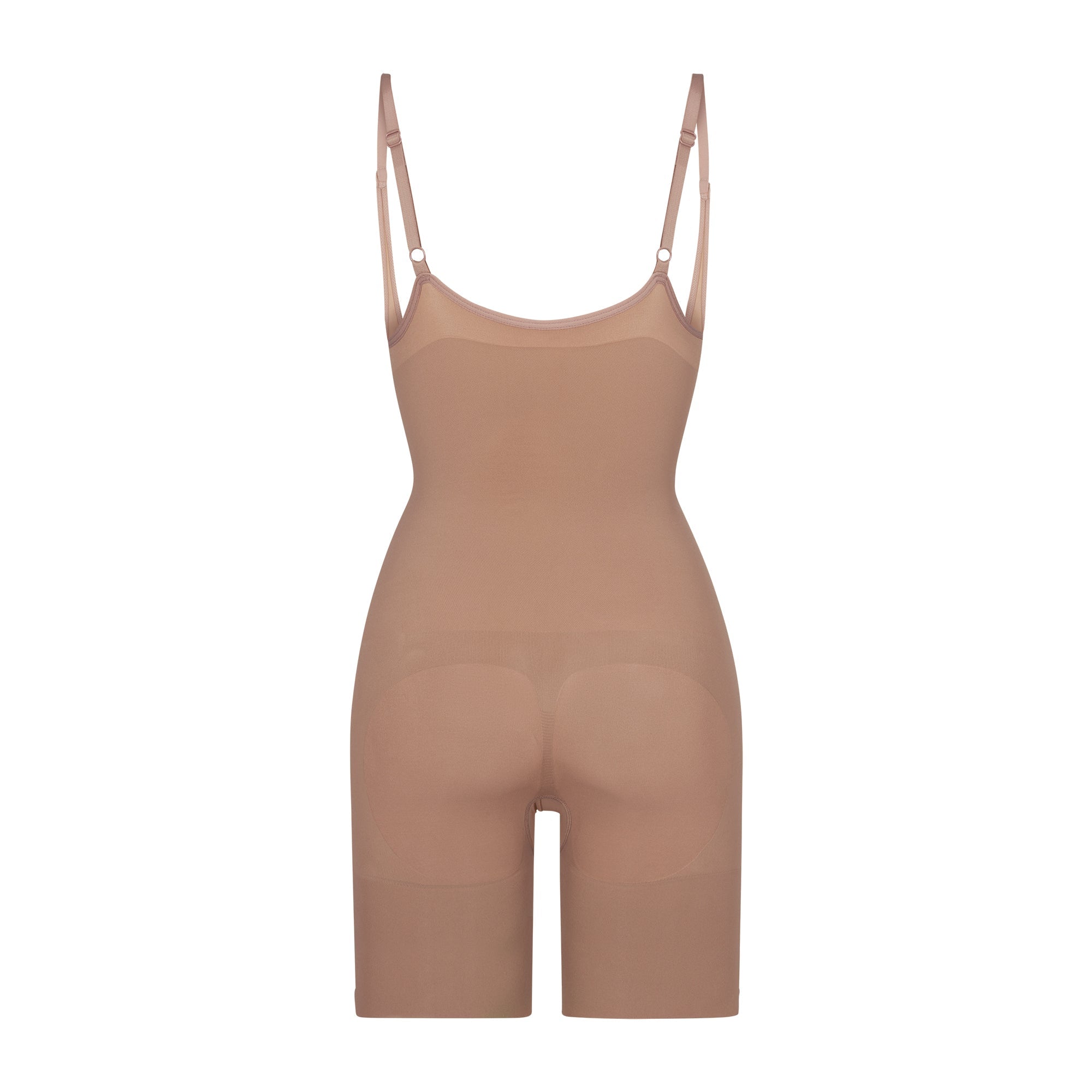 BUTT ENHANCING OPEN BUST BODYSUIT LAYS FLAT ON A WHITE BACKGROUND | FLT