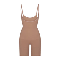 BUTT ENHANCING OPEN BUST BODYSUIT | SIENNA (SHAPEWEAR BODYSUITS) LAYS FLAT ON A WHITE BACKGROUND | FLT