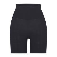BUTT ENHANCING SHORT | ONYX (SHAPEWEAR SHORTS, SHAPEWEAR) LAYS FLAT ON A WHITE BACKGROUND | FLT