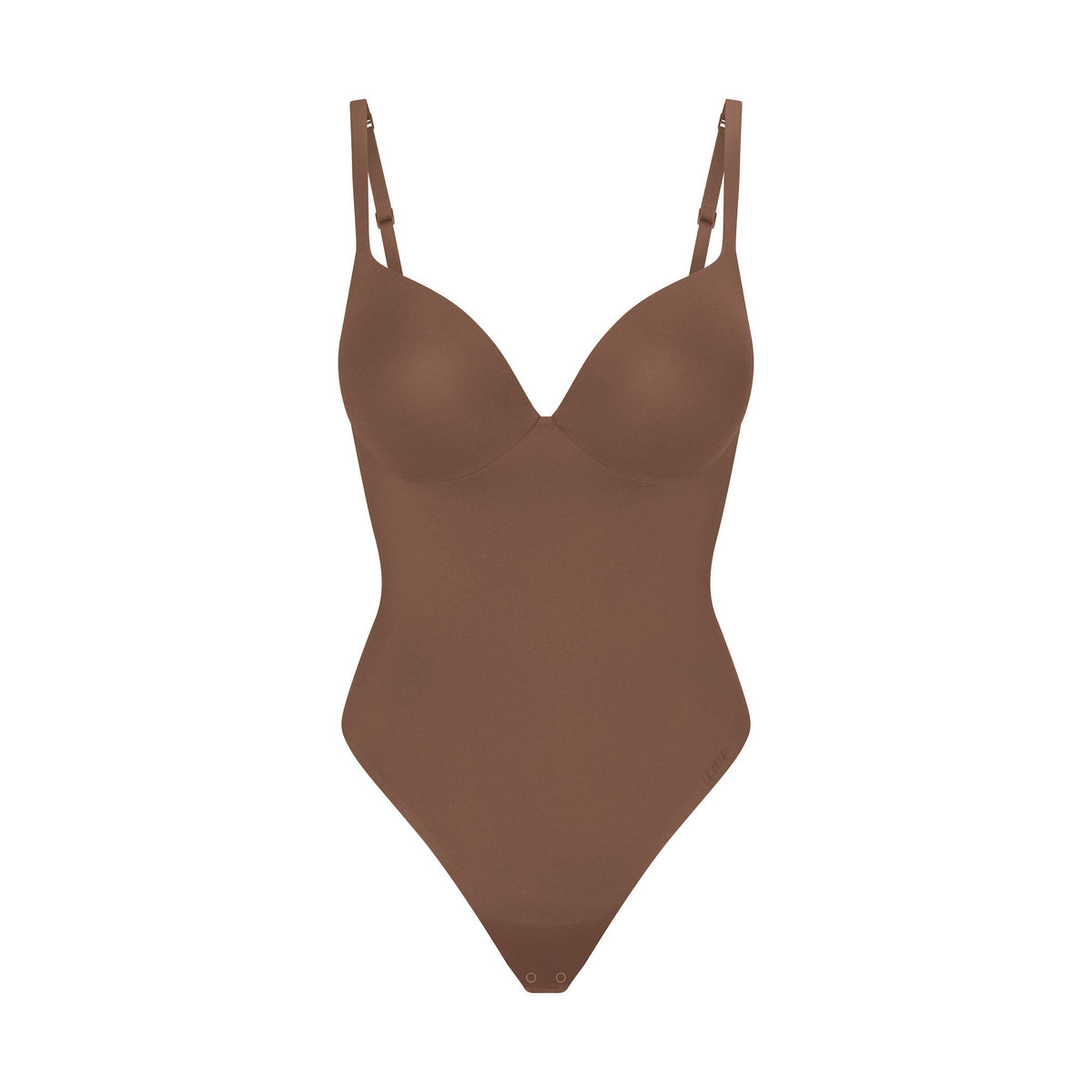 SKIMS ULTIMATE BODY PUSH-UP THONG BODYSUIT | JASPER FLAT ON A WHITE BACKGROUND | FLT | FLT