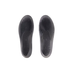 JELLY SHOE | ONYX & LAYS FLAT ON A WHITE BACKGROUND | FLT 