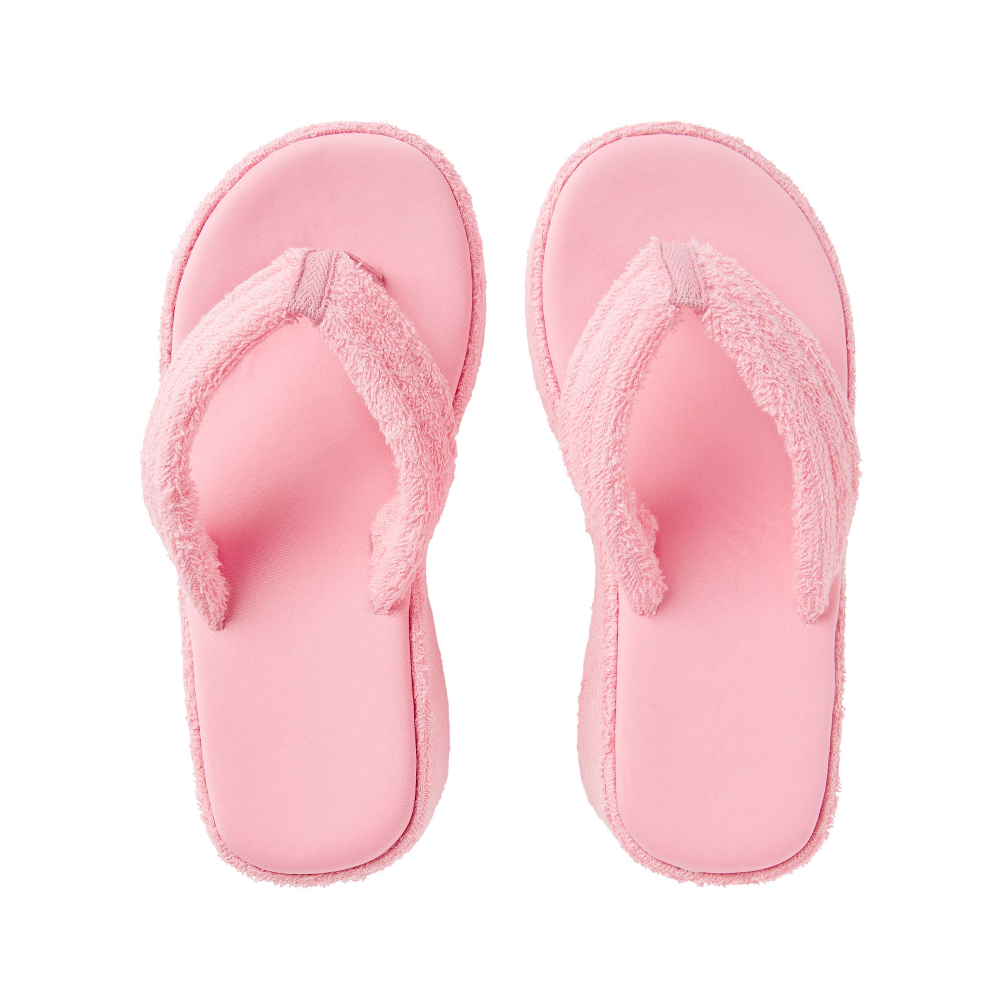TERRY PLATFORM SANDAL | MELON ADDITIONAL FABRIC DETAILS