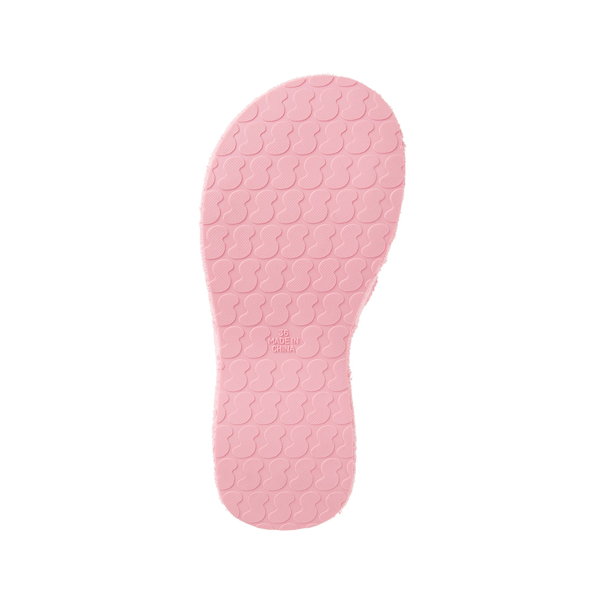TERRY PLATFORM SANDAL | MELON ADDITIONAL FABRIC DETAILS