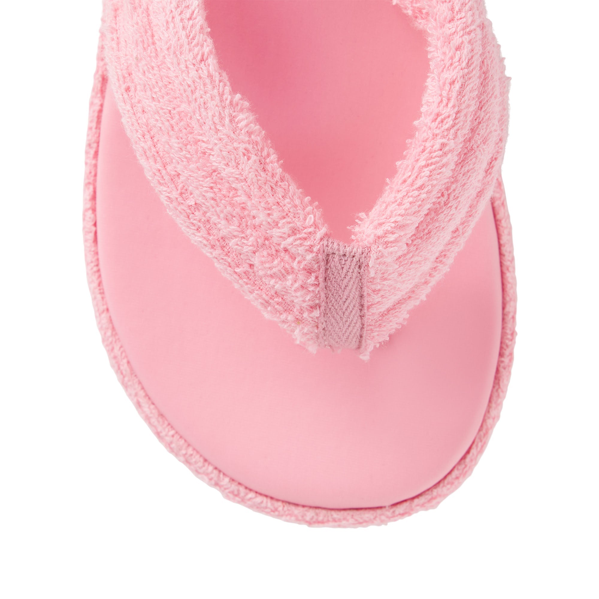 TERRY PLATFORM SANDAL | MELON ADDITIONAL FABRIC DETAILS