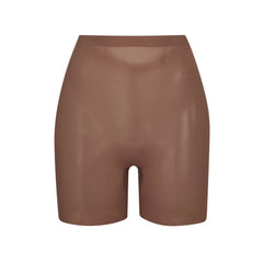 SHEER SCULPT LOW BACK SHORT | JASPER (LOW BACK SHAPEWEAR, SHAPEWEAR) LAYS FLAT ON A WHITE BACKGROUND | FLT