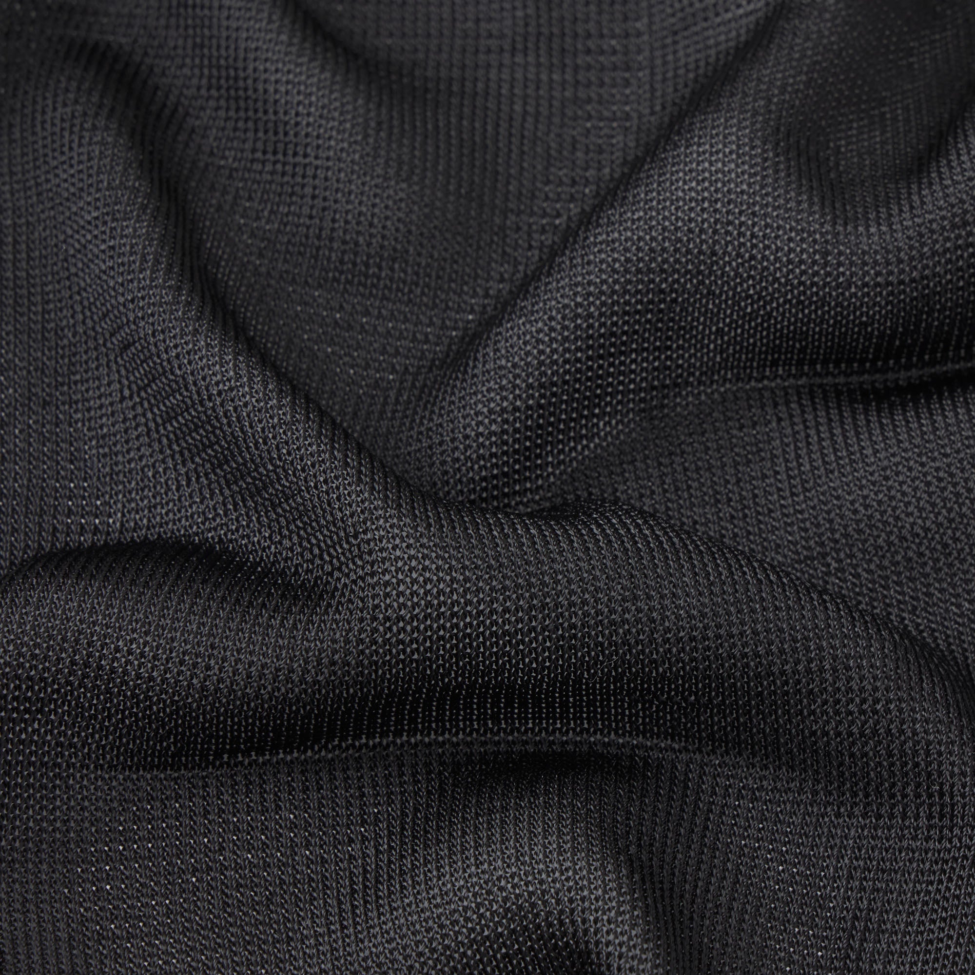 SLINKY KNIT DEEP PLUNGE TOP | OBSIDIAN ADDITIONAL FABRIC DETAILS