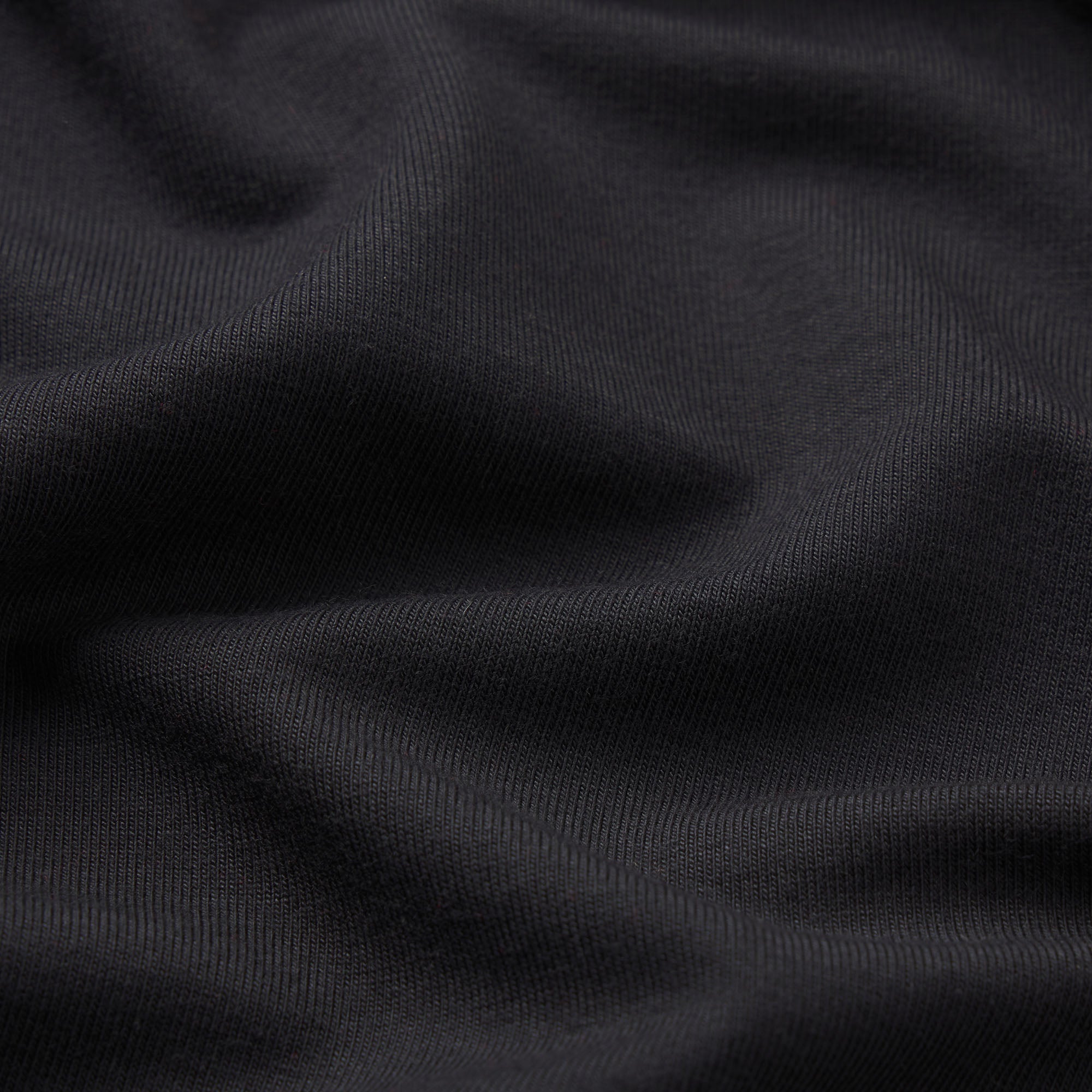 SMOOTH LAYERS SHORT SLEEVE TOP | OBSIDIAN ADDITIONAL FABRIC DETAILS