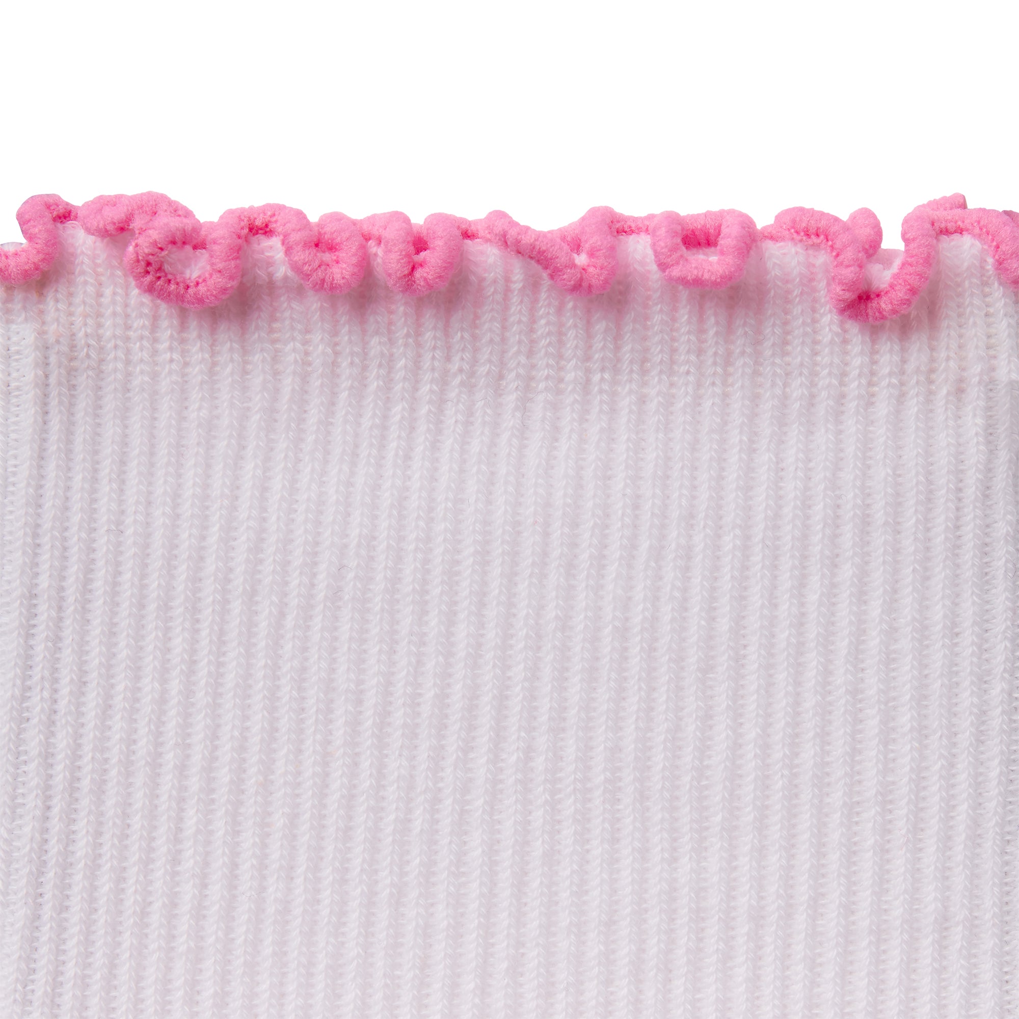 LETTUCE EDGE CREW SOCK 2-PACK | BUBBLEGUM SNOW PACK FLAT ON A WHITE BACKGROUND