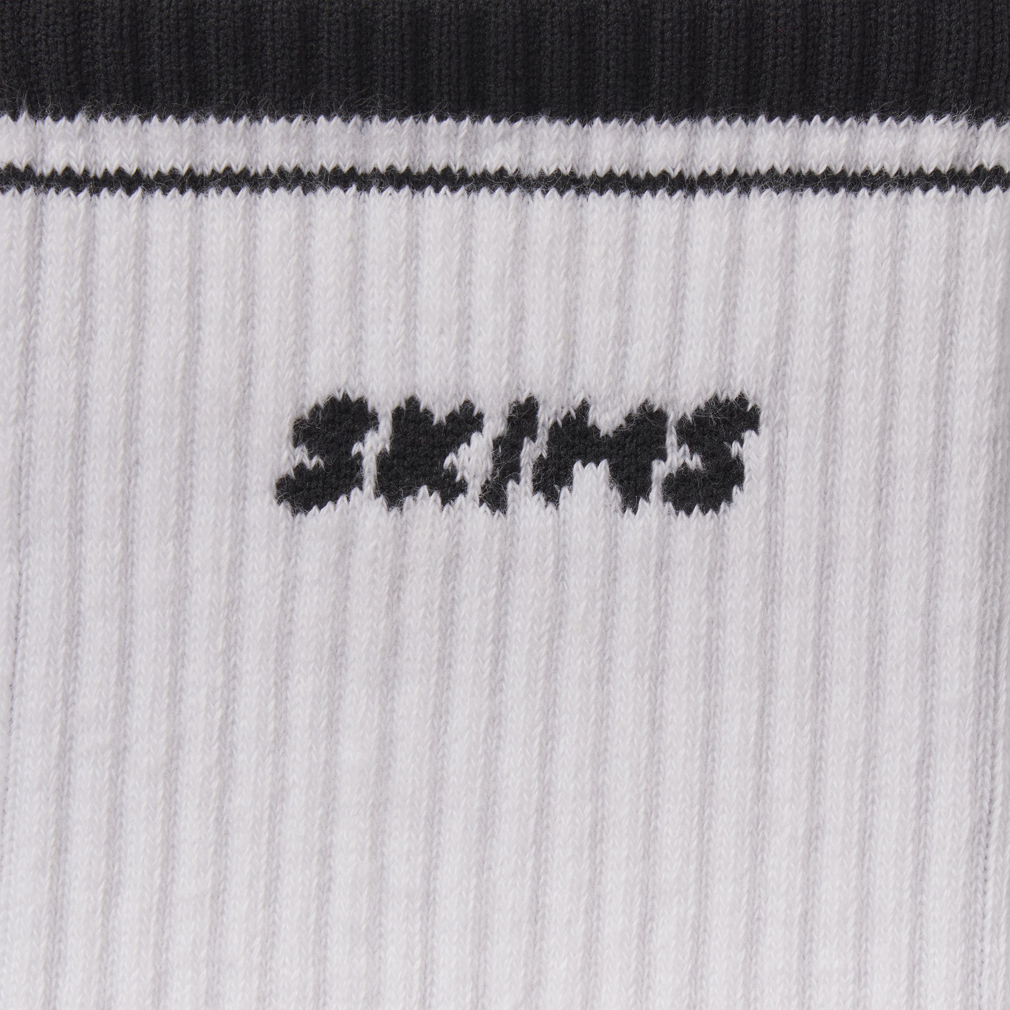 RIBBED CREW LOGO SOCK 3-PACK | STONE MULTI & LAYS FLAT ON A WHITE BACKGROUND | FLT