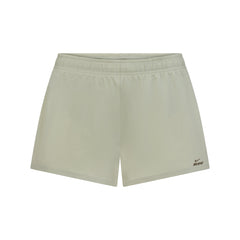 NikeSKIMS STRETCH NYLON RUNNER SHORT | TALC & LAYS FLAT ON A WHITE BACKGROUND | FLT