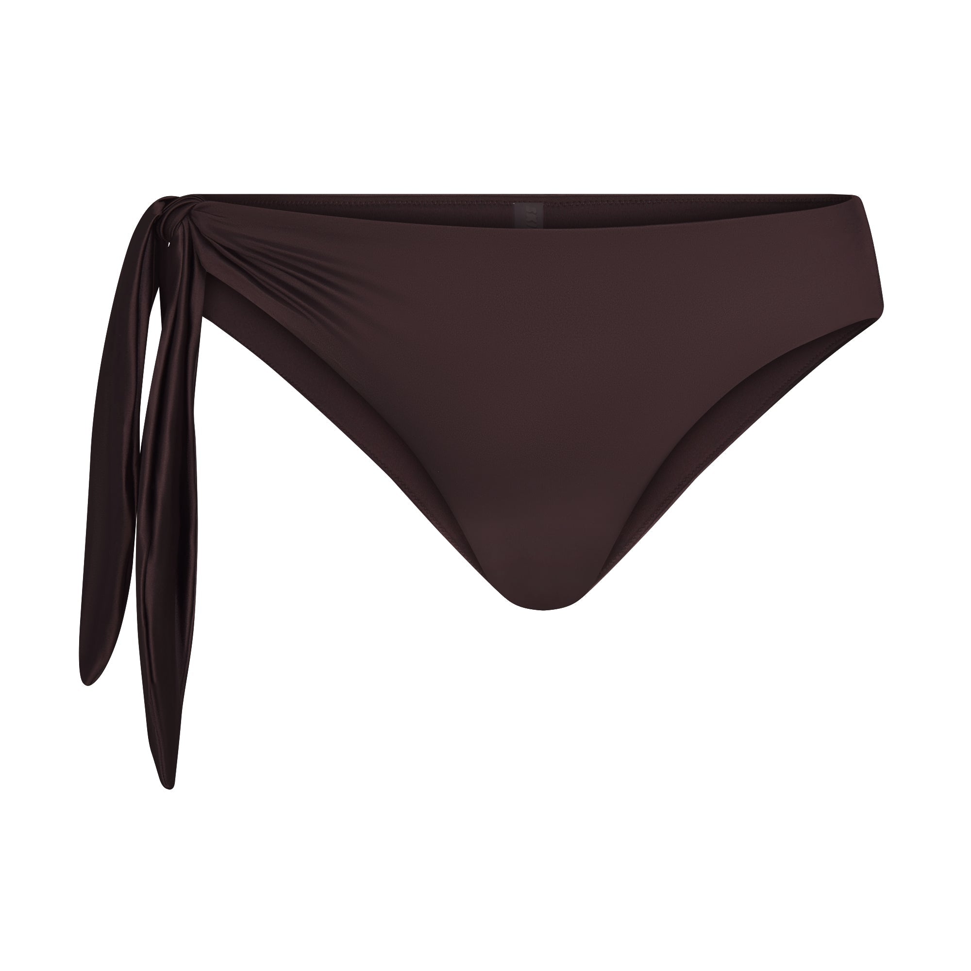 SATIN SWIM TIE SIDE BIKINI BOTTOM | PHOENIX FLAT ON A WHITE BACKGROUND | FLT