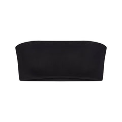 ICONIC SWIM MICRO BANDEAU BIKINI TOP | OBSIDIAN FLAT ON A WHITE BACKGROUND | FLT
