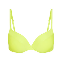 SIGNATURE SWIM ULTIMATE PUSH-UP TIE BACK BIKINI TOP | SPHENE LAYS FLAT ON A WHITE BACKGROUND | FLT