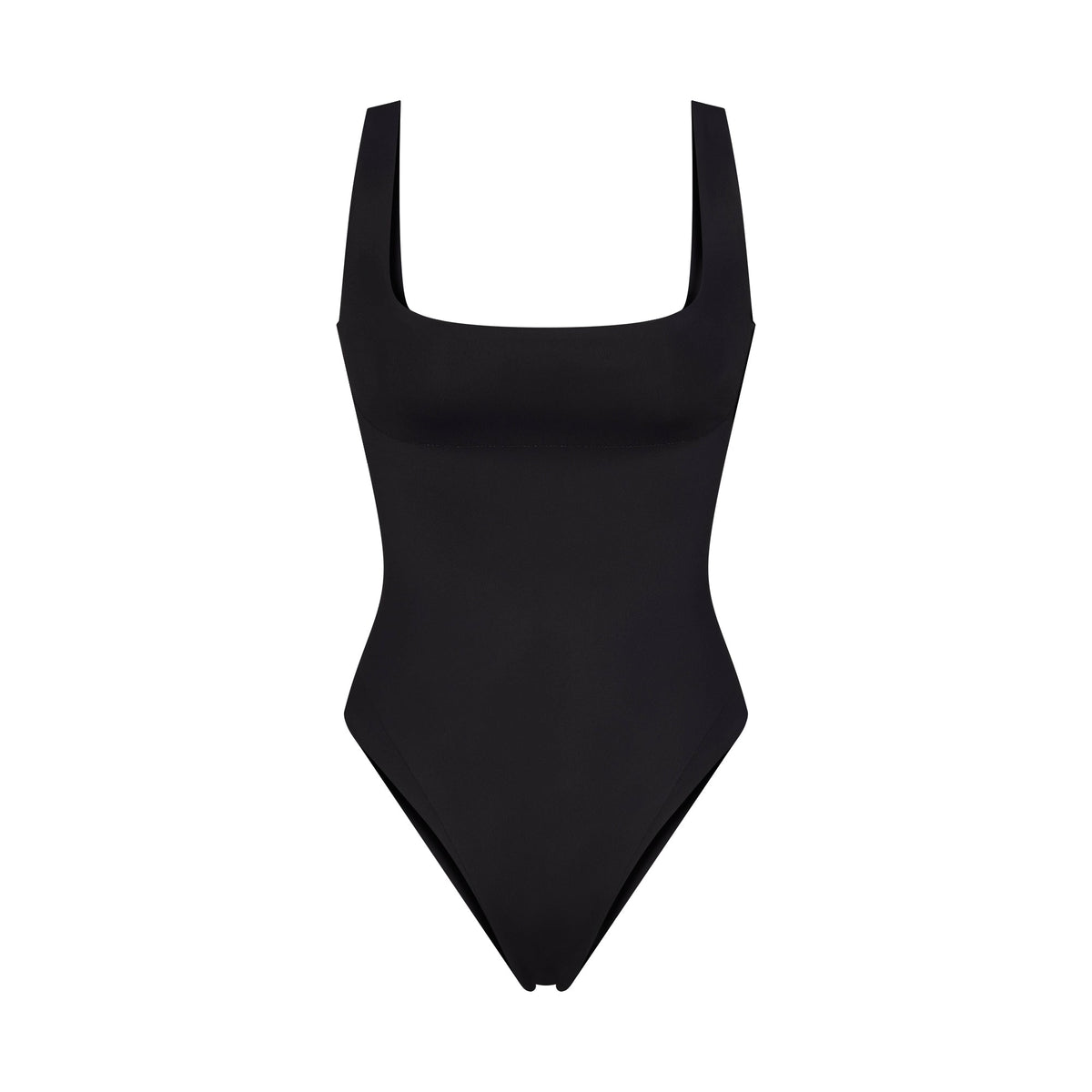 ICONIC SWIM SNATCHING ONE PIECE | OBSIDIAN FLAT ON A WHITE BACKGROUND | FLT