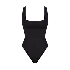 ICONIC SWIM SNATCHING ONE PIECE | OBSIDIAN FLAT ON A WHITE BACKGROUND | FLT