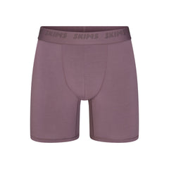 SKIMS STRETCH MENS 5" BOXER BRIEF | IRIS FLAT ON A WHITE BACKGROUND | FLT @ | FOCUS: 0.0, 1.0, 0.9