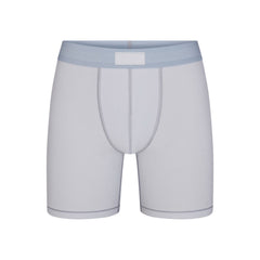 SKIMS COTTON MENS 5" BOXER BRIEF | ATMOSPHERE FLAT ON A WHITE BACKGROUND | FLT