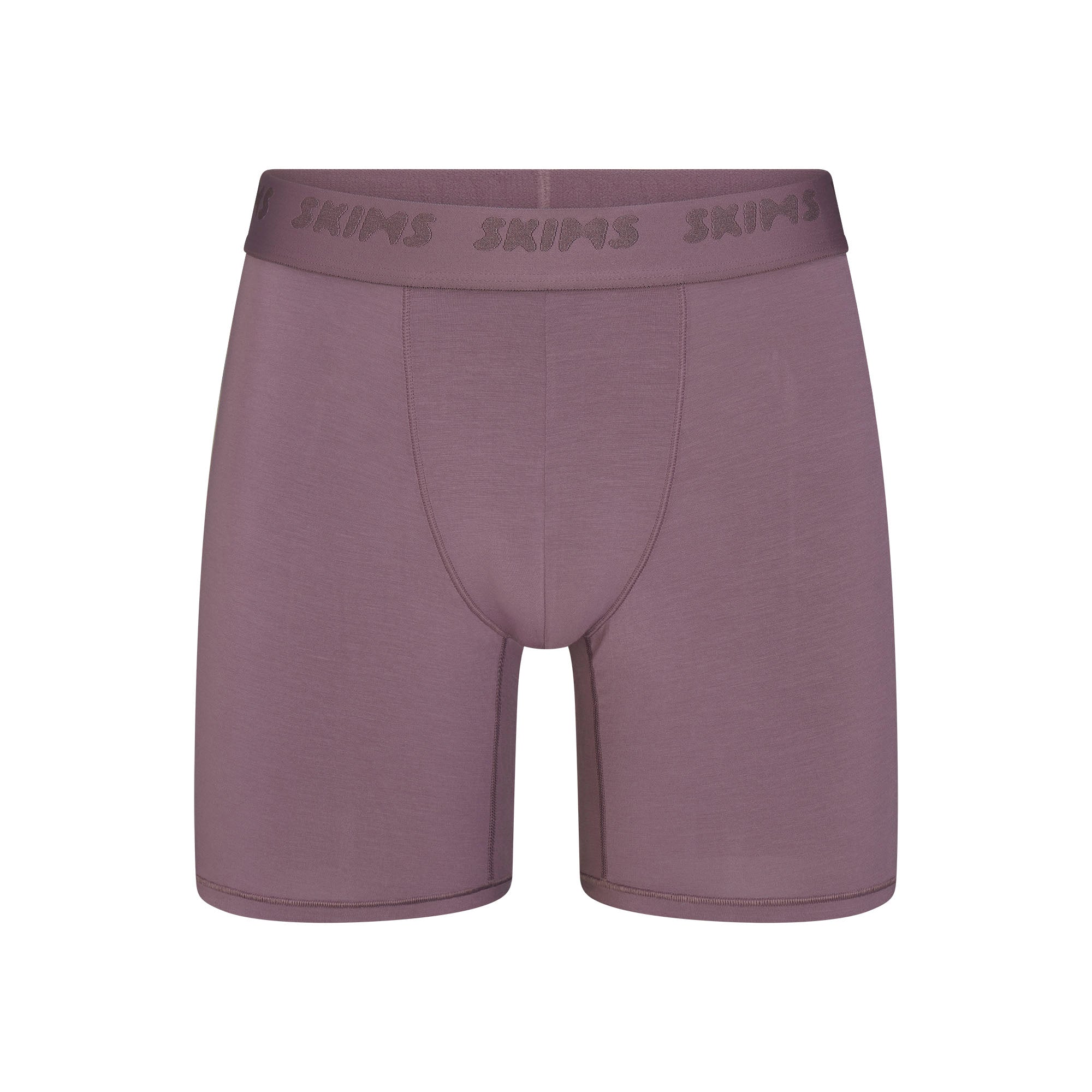 SKIMS STRETCH MENS 5" BOXER BRIEF | IRIS FLAT ON A WHITE BACKGROUND | FLT