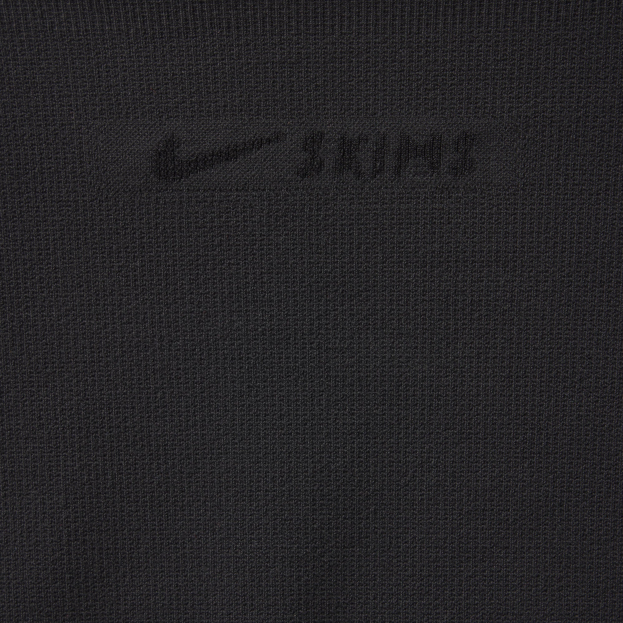 NikeSKIMS VINTAGE SEAMLESS MOCK NECK BRA TOP | OBSIDIAN ADDITIONAL FABRIC DETAILS
