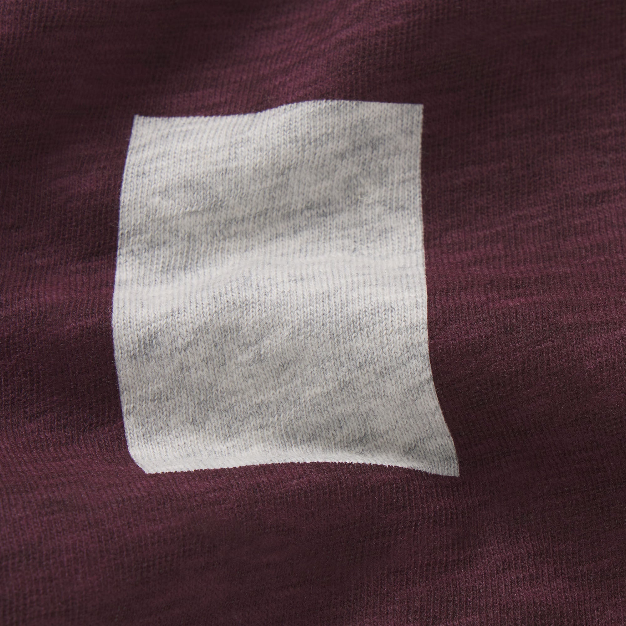 WORN IN JERSEY SUPER CROPPED T-SHIRT | CURRANT 19 PRINT & LAYS FLAT ON A WHITE BACKGROUND | FLT