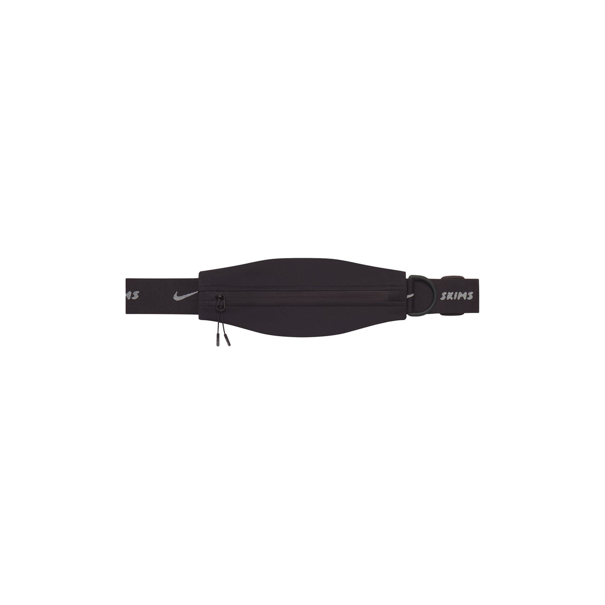 NikeSKIMS ACCESSORIES WAISTPACK | OBSIDIAN FLAT ON A WHITE BACKGROUND | FLT