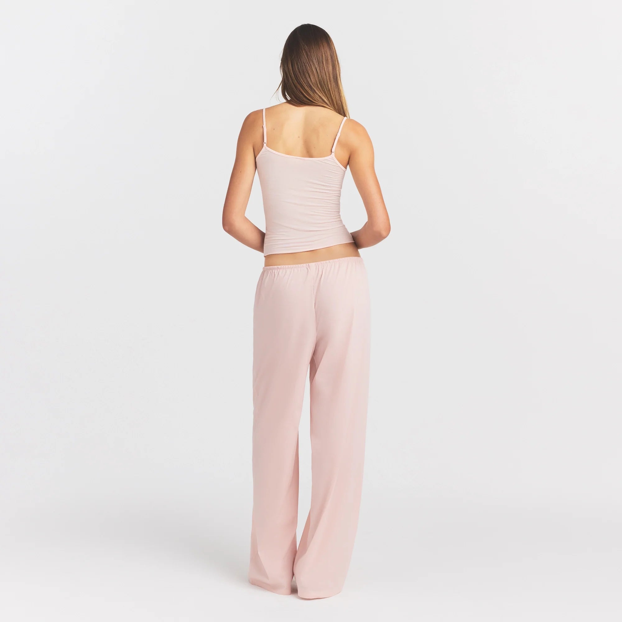 SHEER MODAL LACE CAMI | PRIMROSE ON A MODEL FRONT VIEW