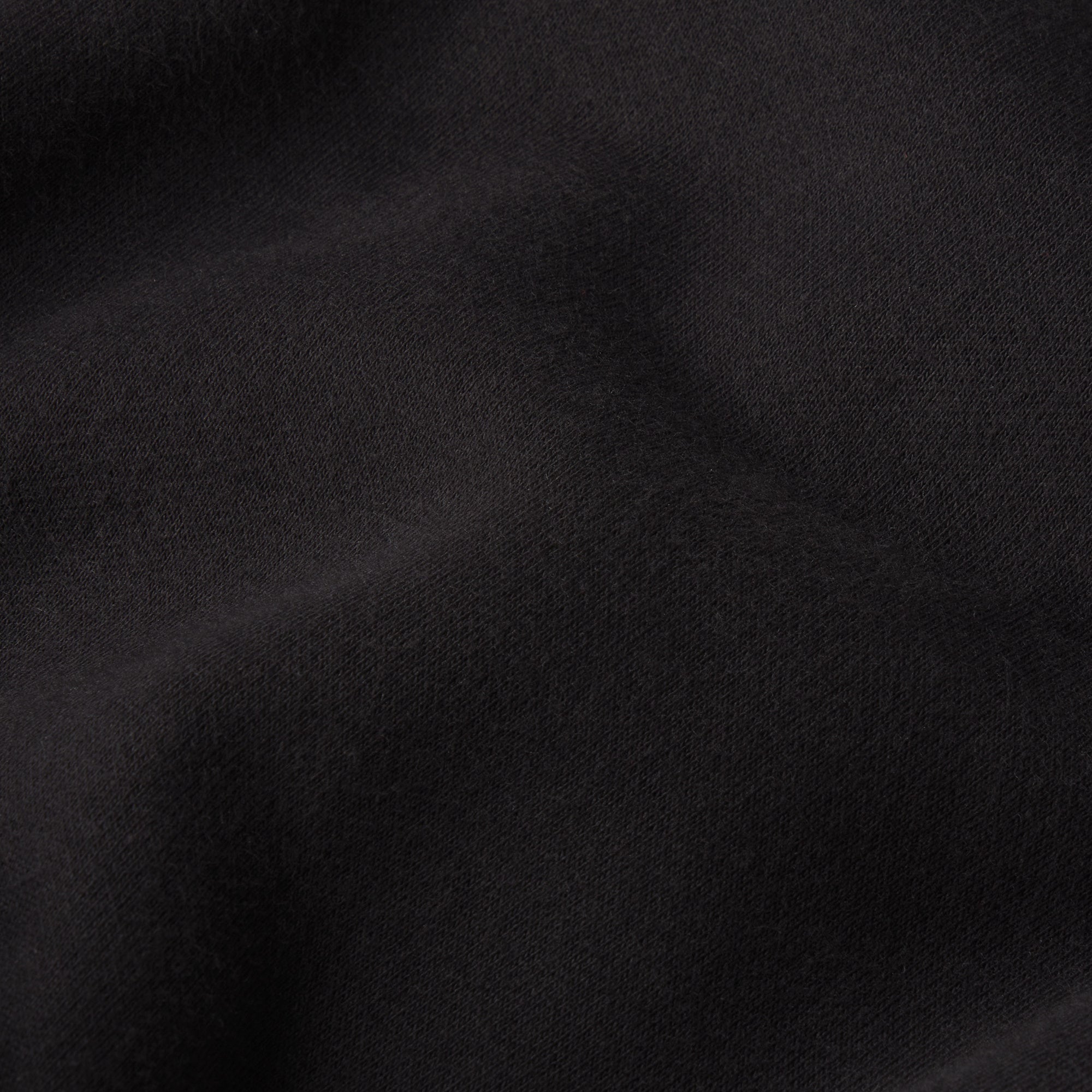 COTTON FLEECE FAUX FUR LINED ZIP UP HOODIE | ONYX ADDITIONAL FABRIC DETAILS | about this fabric