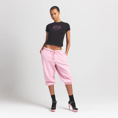 WORN IN JERSEY T-SHIRT | WASHED ONYX SKIMS HEART ON A MODEL FRONT VIEW @ | FOCUS: 0.0, 1.0, 0.9