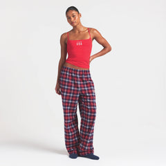 SKIMS FOR TEAM USA COTTON JERSEY OLYMPIC CAMI | RED ON A MODEL FRONT VIEW @ | FOCUS: 0.0, 1.0, 0.9