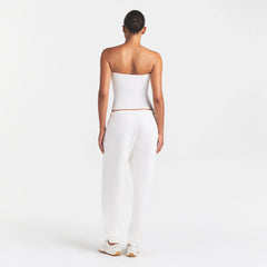 COTTON JERSEY TUBE TOP | MARBLE ON A MODEL FRONT VIEW @ | FOCUS: 0.0, 1.0, 0.9