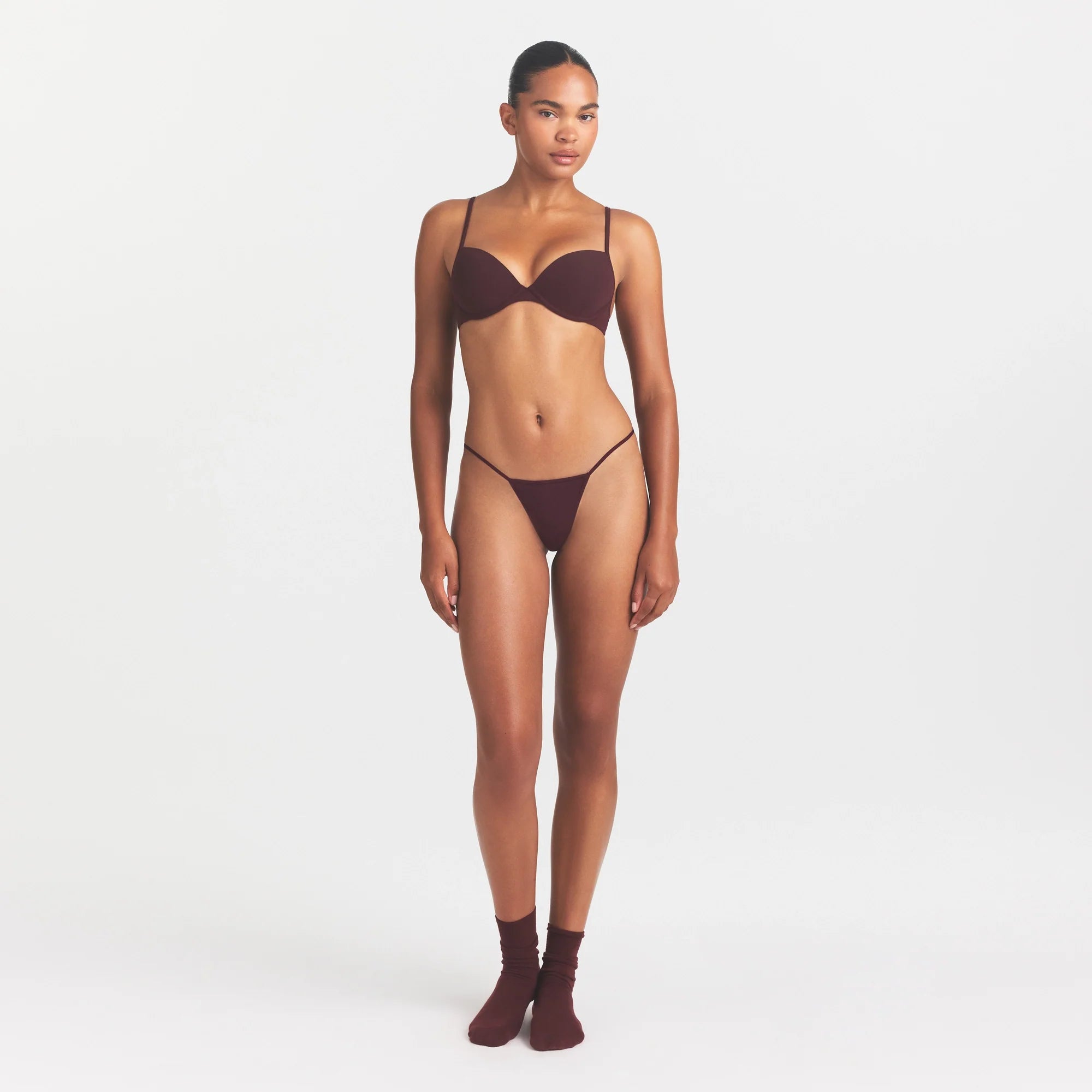 EVERYDAY COTTON STRING THONG | CURRANT ONE MODEL | FOCUS: 0.0, 1.0, 0.9