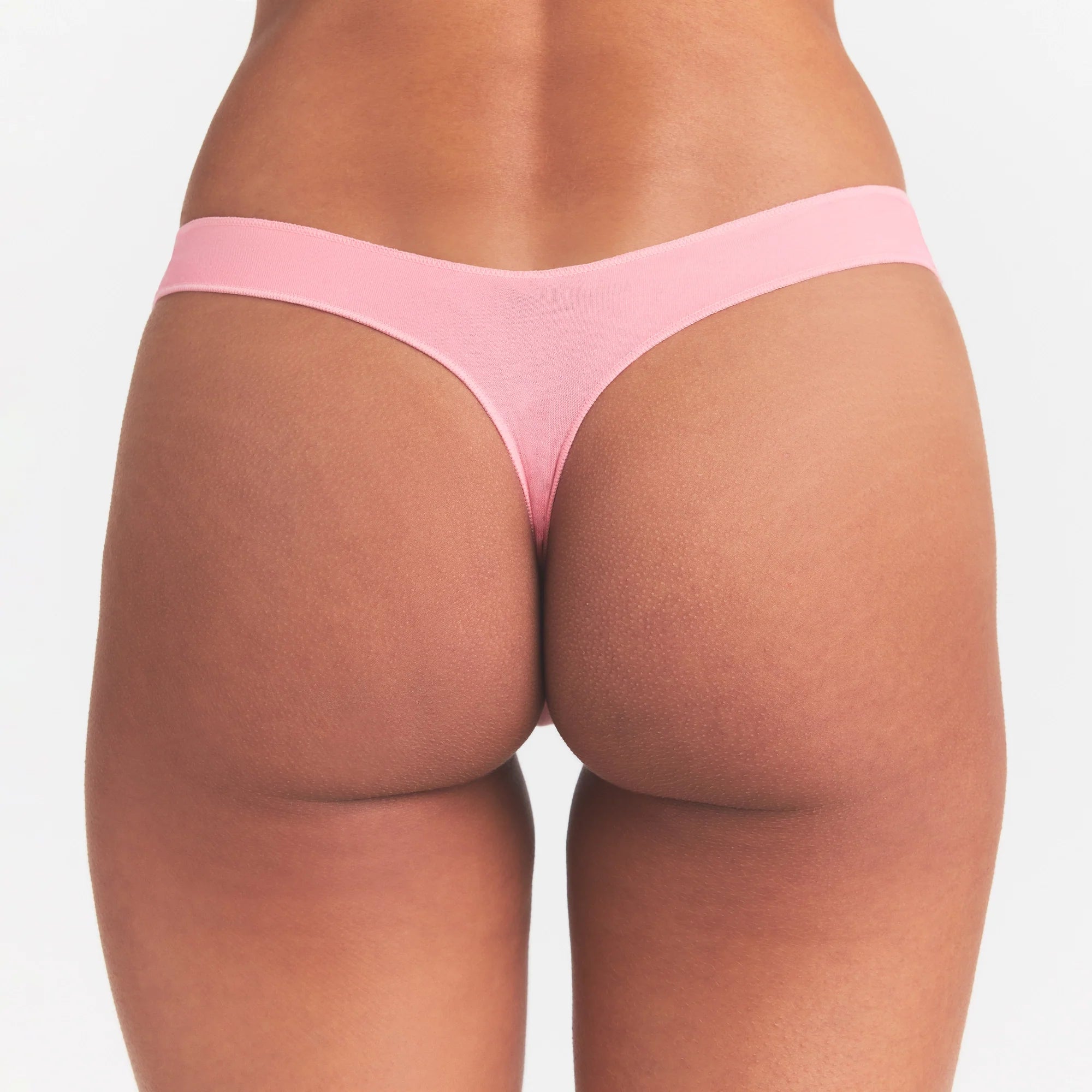 LIGHTWEIGHT COTTON THONG 10-PACK | MICRO DOT FLORAL MULTI ON A MODEL SIDE VIEW @ | FOCUS: 0.0, 1.0, 0.9