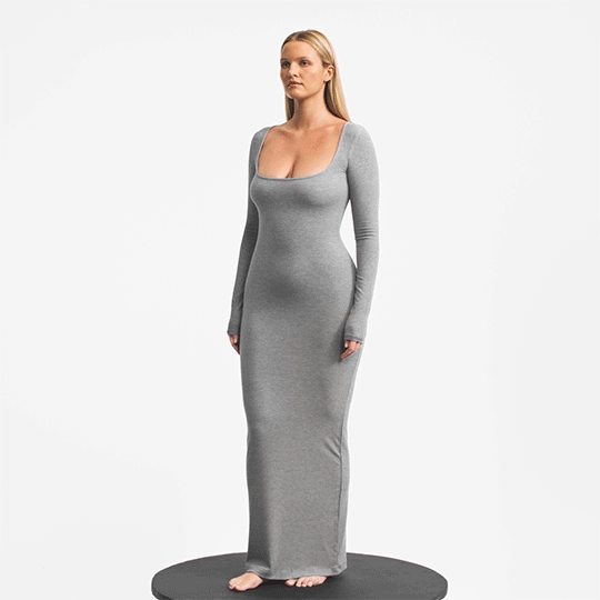 SOFT LOUNGE LONG SLEEVE DRESS